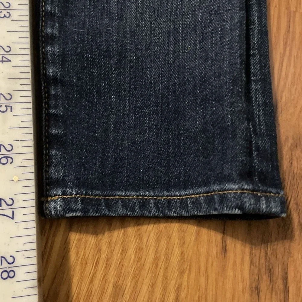 Madewell Jeans Womens Size 26 Blue Denim Distressed Skinny Skinny Medium Wash - Picture 8 of 12